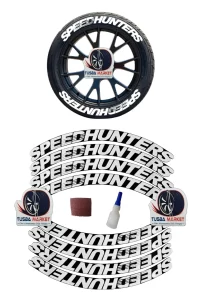 Speedhunters Otomobil & Motosiklet 3d Lastik Yazısı Sticker Arma Şerit