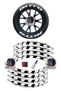 Nitto Otomobil & Motosiklet 3d Lastik Yazısı Sticker Arma Şerit
