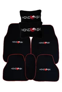 Honda Siyah Oto Halı Paspas & Boyun Yastığı