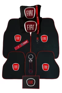 Fiat Siyah Oto Paspas & Boyun Yastığı & Aksesuar