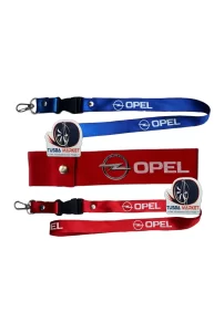 Opel Kırmızı Tampon Dili & Çeki İpi // Kırmızı / Mavi Oto Ayna Askısı & Anahtarlıklı 2’li Ayna İpi