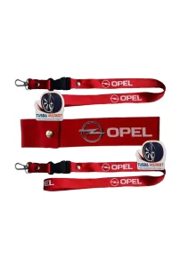 Opel Kırmızı Tampon Dili & Çeki Ipi // Kırmızı / Mavi Oto Ayna Askısı & Anahtarlıklı 2’li Ayna Ipi