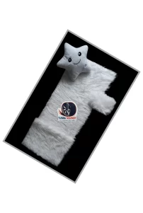 Torpido Pandizot Üstü Uzun Tüylü Peluş Örtü / Polar Yıldız Yastık & Vites Püskülü