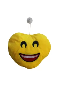 Torpido Pandizot üstü Araç Ön Arka Cam Oto Ayna Aksesuar Süs / Gülen Surat Sarı Araç Emoji Yastık