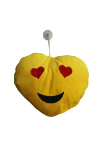 Torpido Pandizot üstü Araç Ön Arka Cam Oto Ayna Aksesuar Süs / Kalp Gözlü Gülen Surat Emoji Yastık