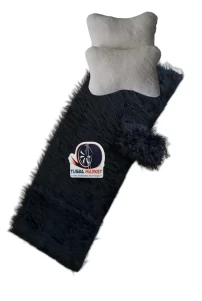 Torpido Pandizot Üstü Uzun Tüylü Peluş Örtü / 2’li Peluş Boyun Yastığı & Vites Püskülü
