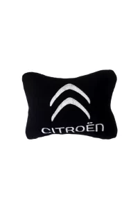 Citroen Siyah Polar Ortopedik Boyun Yastığı / Tekli