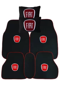 Fiat Siyah Oto Paspas & Boyun Yastığı
