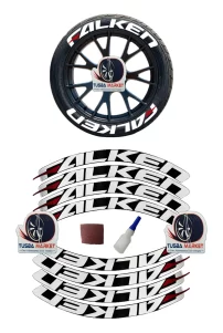 Falken Otomobil & Motosiklet 3d Lastik Yazısı Sticker Arma Şerit