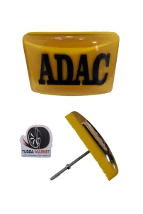 ADAC Logolu Oto Panjur Arması Vidalı | 3d Oto Ön Tampon Panjur Arma