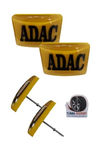 ADAC Logolu Oto Panjur Arması Vidalı | 3d Oto Ön Tampon Panjur Arma | 2’Li Set