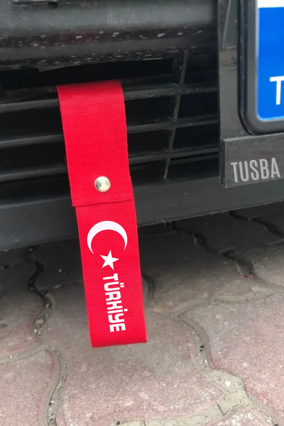 Türk Bayrak’lı Oto Tampon Dili & Çeki Ipi