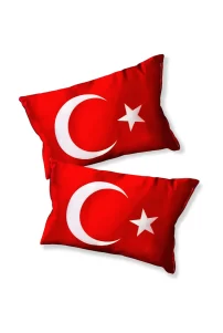 Türk Bayrak’lı Araç Seyahat Boyun Yastığı 2’li Set